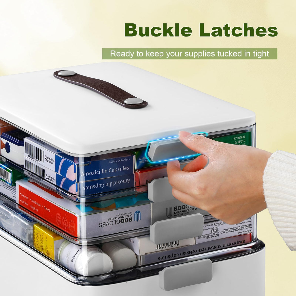Medicine Cabinet Organizers Storage Box D54679