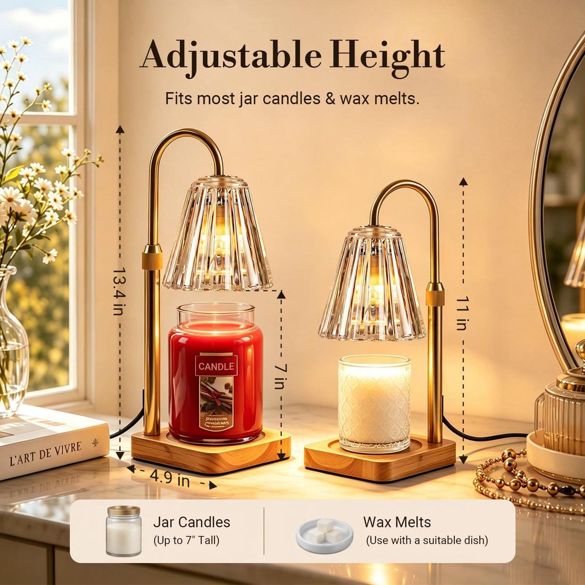 Candle Warmer Lamp with Timer J16004