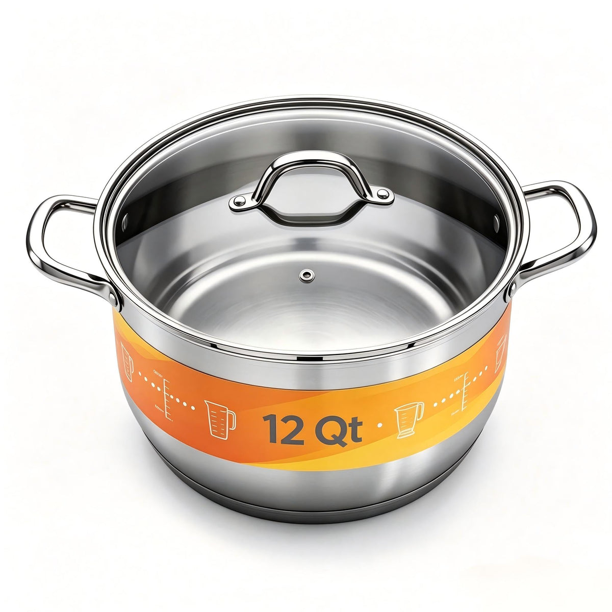 Stainless Steel 12 Quart Stock Pot Y8731