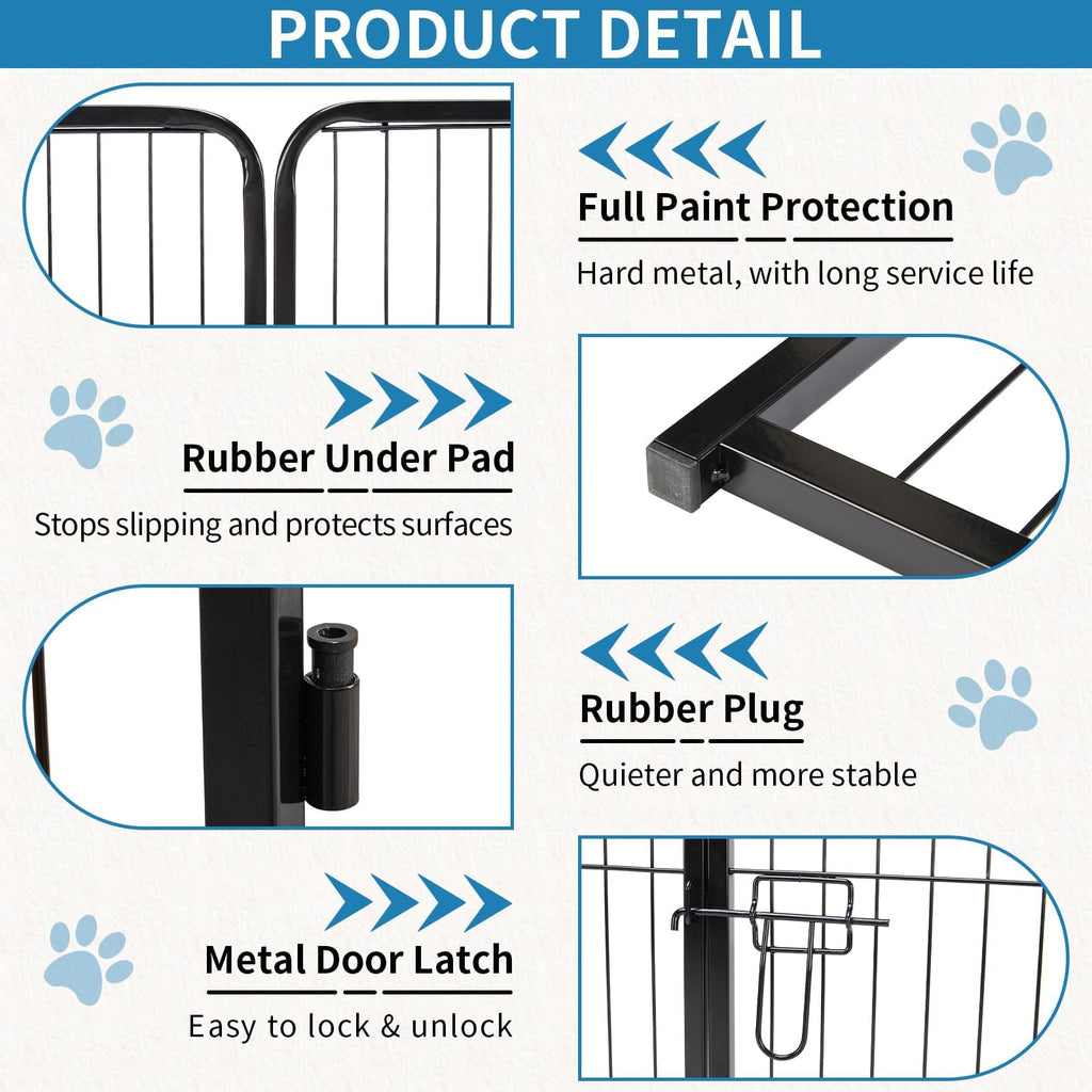 40 Inch 16 Panels Metal Dog Playpen Z653