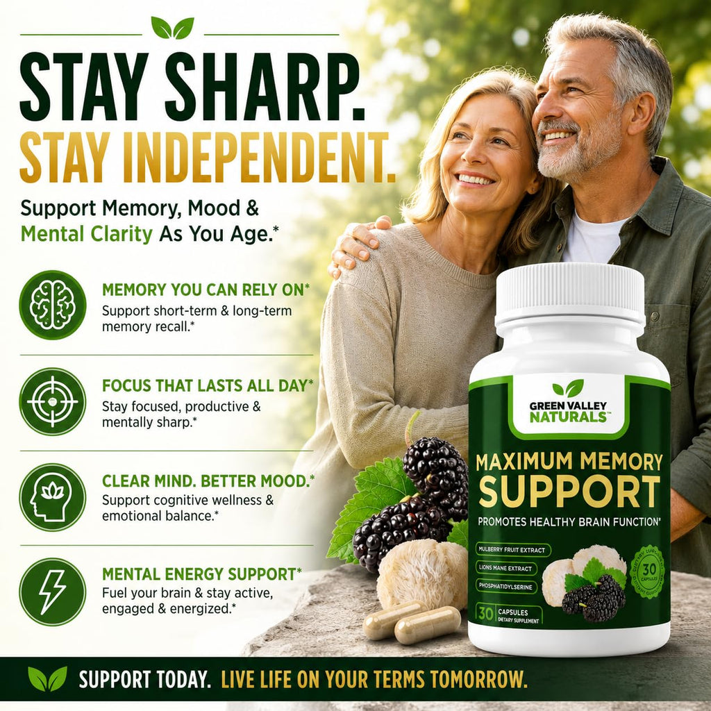 Lion's Mane Mulberry Phosphatidylserine 30 Capsules Y615944