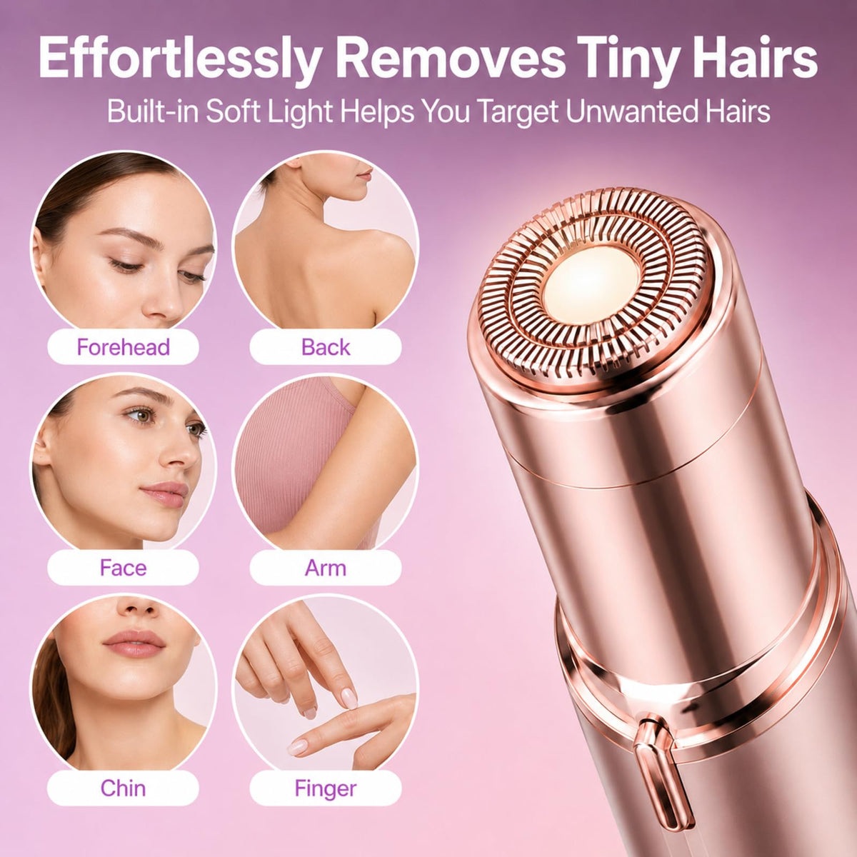 Facial Hair Remover Mini Portable Electric Razor Shaver V15767