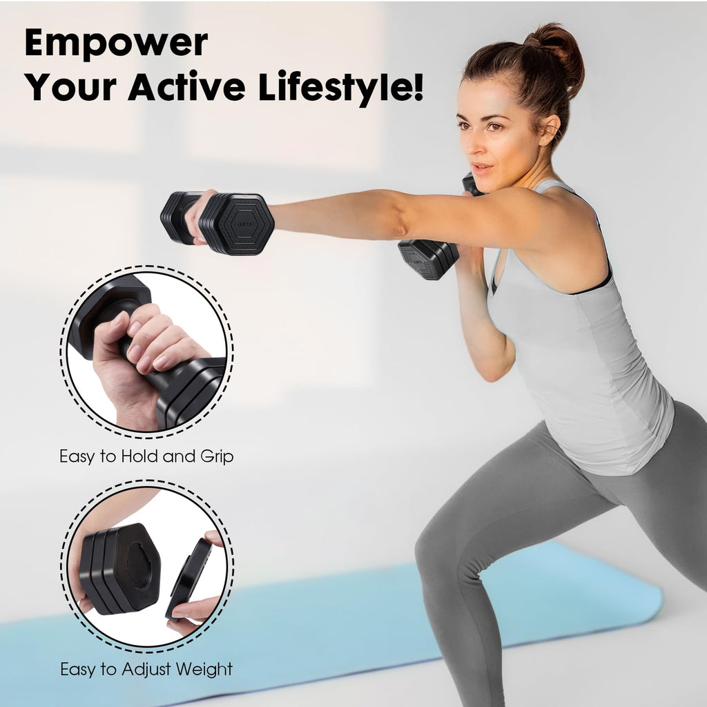 Adjustable Dumbbell Set 2lb 3lb 4lb 5lb S9835