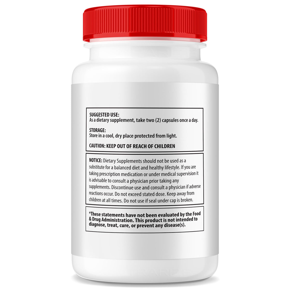 All-Natural 180 Capsules Z922