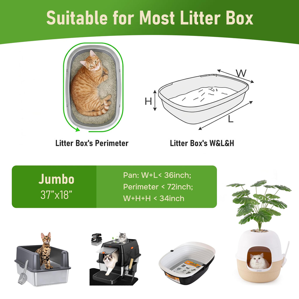 Cat Litter Box Liners Large 20 Count N75318