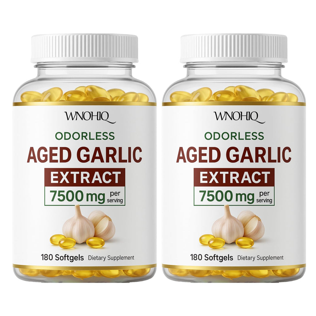 Aged Garlic Extract 360 Softgels Organic Non-GMO Gluten-Free R1501