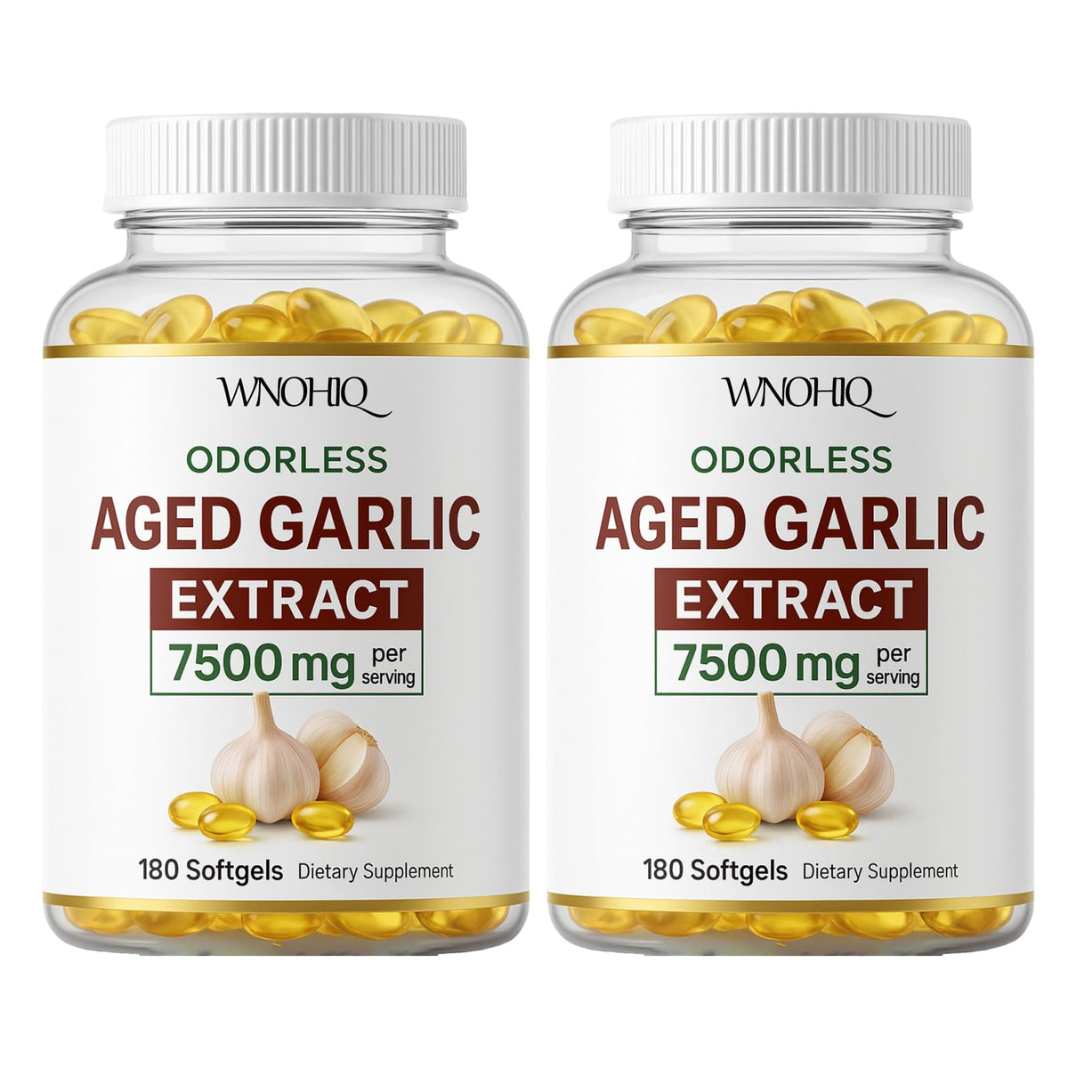 Aged Garlic Extract 360 Softgels Organic Non-GMO Gluten-Free R1501