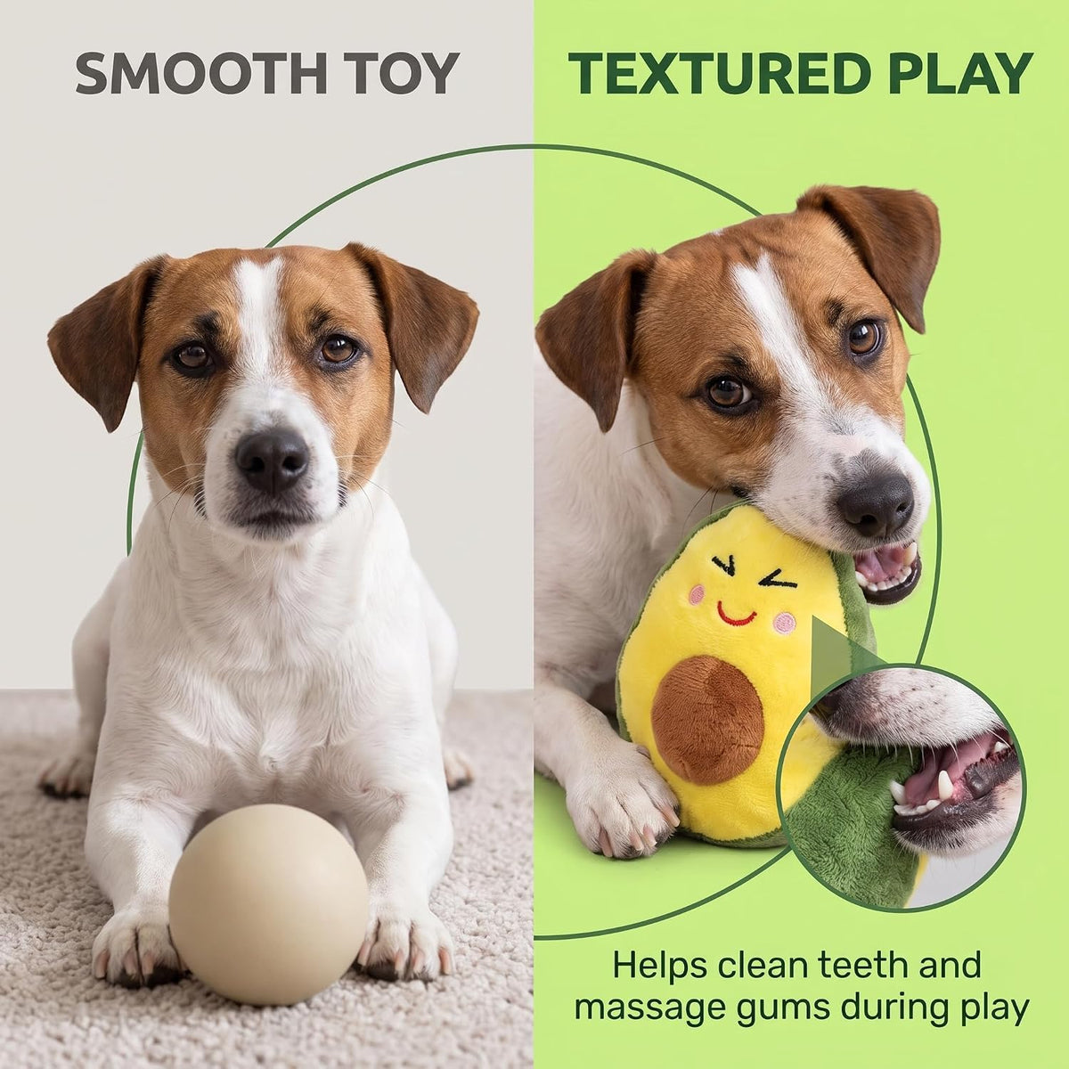 Yellow Soft Plush Avocado Dog Chew Toy I582