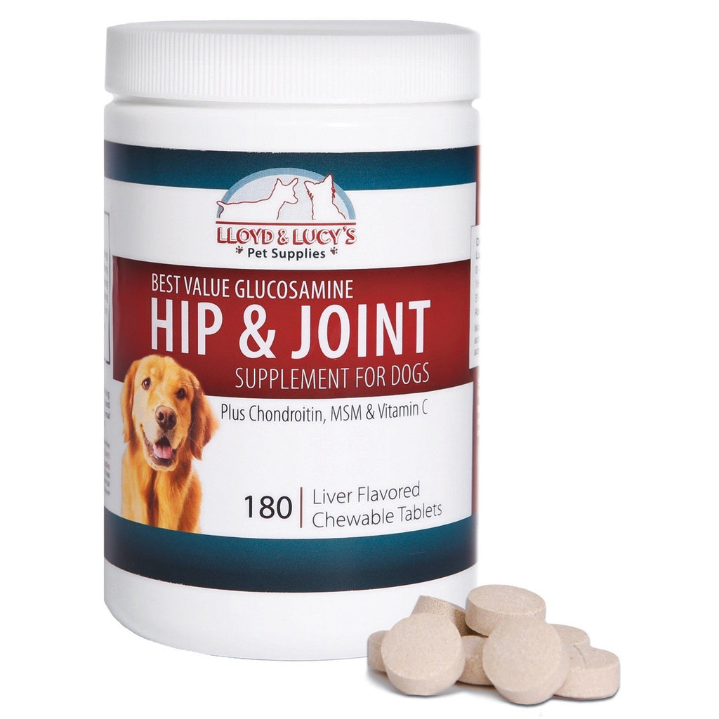 Chewable Hip and Joint Supplement for Dogs 180 Ct Tablets Y670037