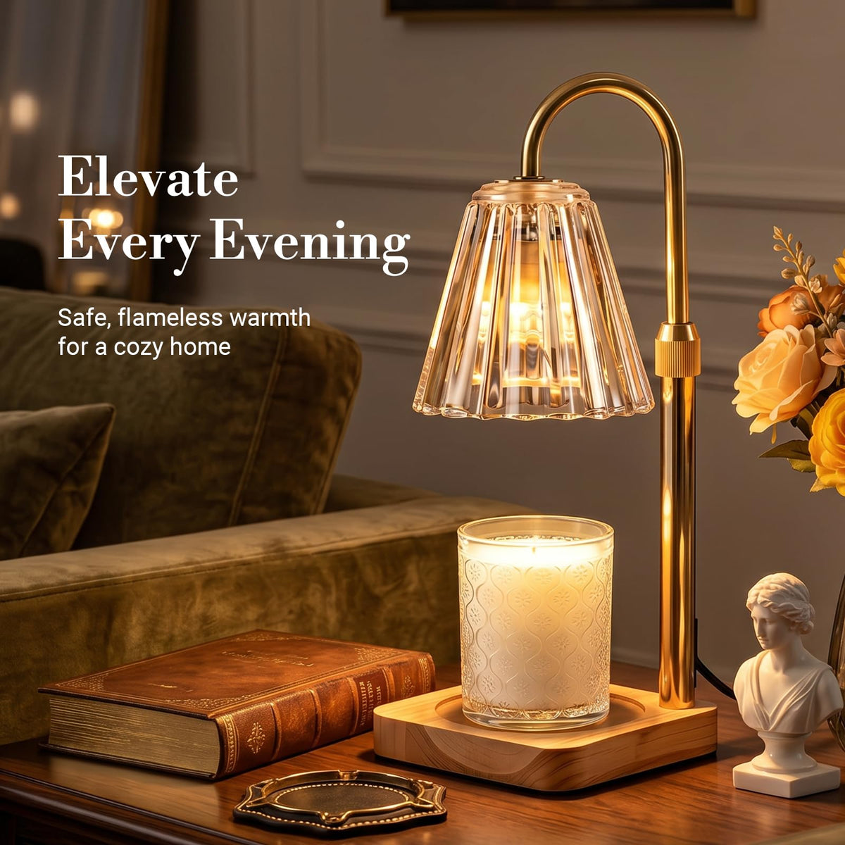 Candle Warmer Lamp with Timer J16004