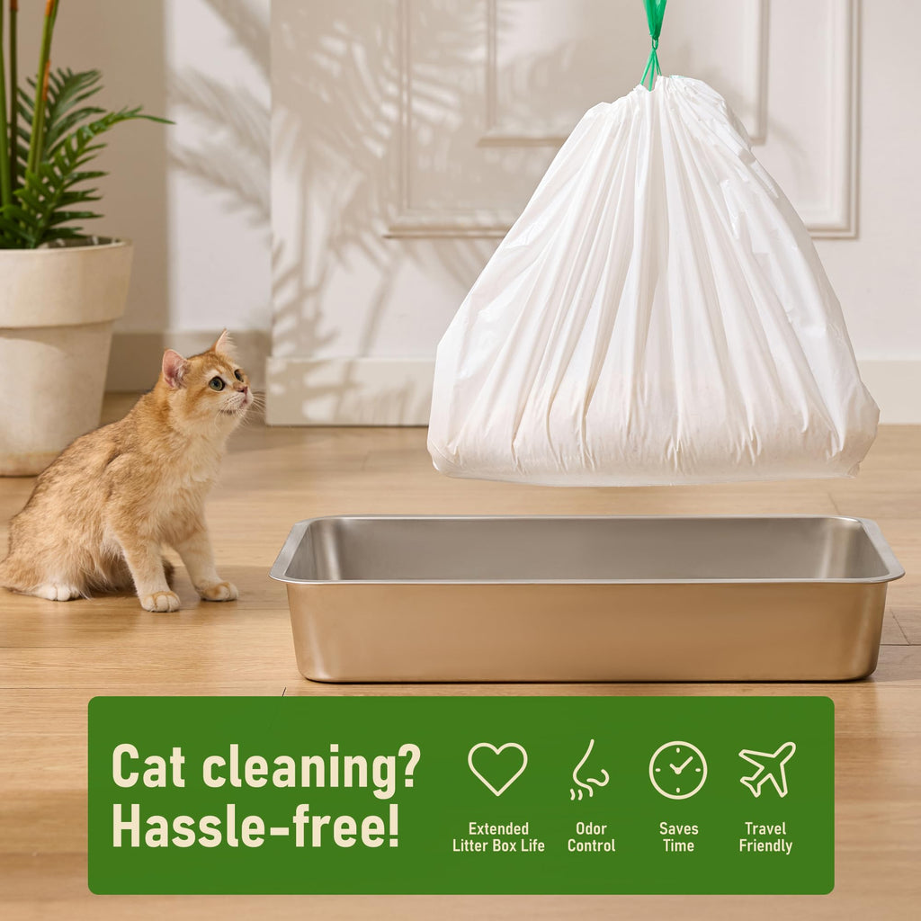 Cat Litter Box Liners Large 20 Count N75318