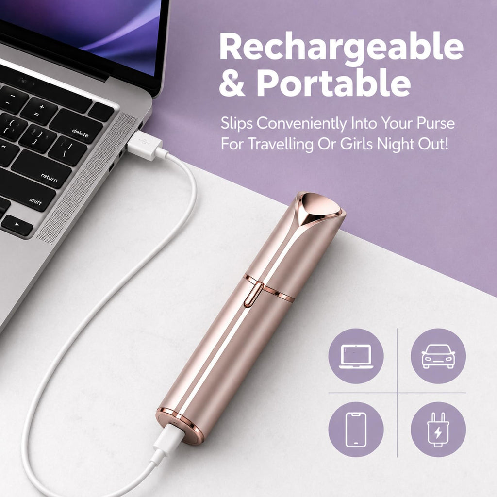Facial Hair Remover Mini Portable Electric Razor Shaver V15767