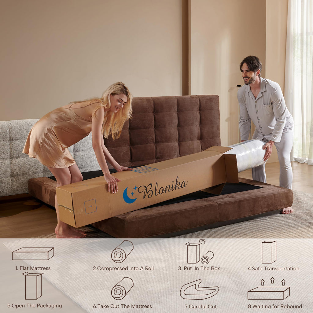 Full Size 12 Inch Memory Foam Pocket Spring Medium Firm Mattress H466