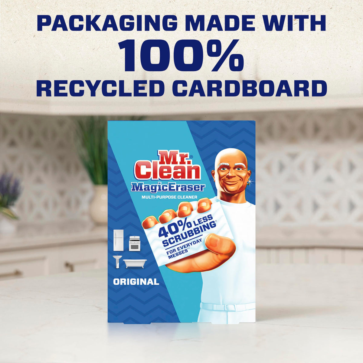 White 6 Count Cleaning Pads U5575