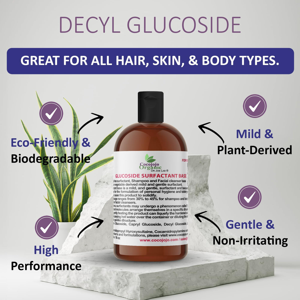 Lauryl Glucoside Natural Surfactant 16 Oz Q172
