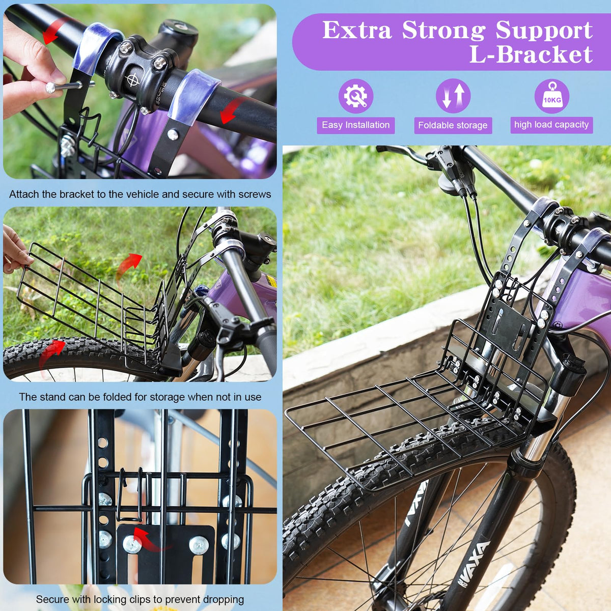 Bike Basket with Mounting Bracket G346