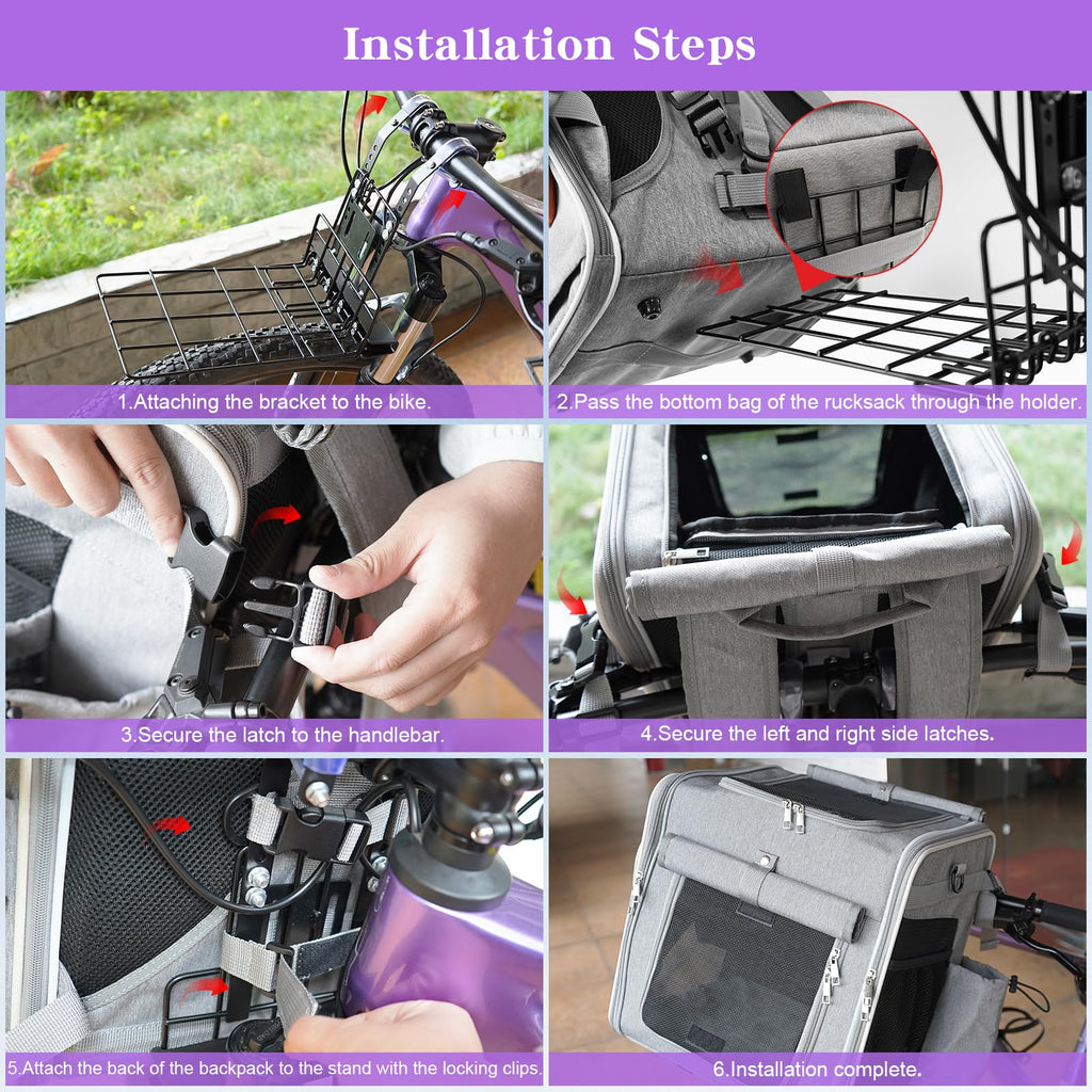 Bike Basket with Mounting Bracket G346