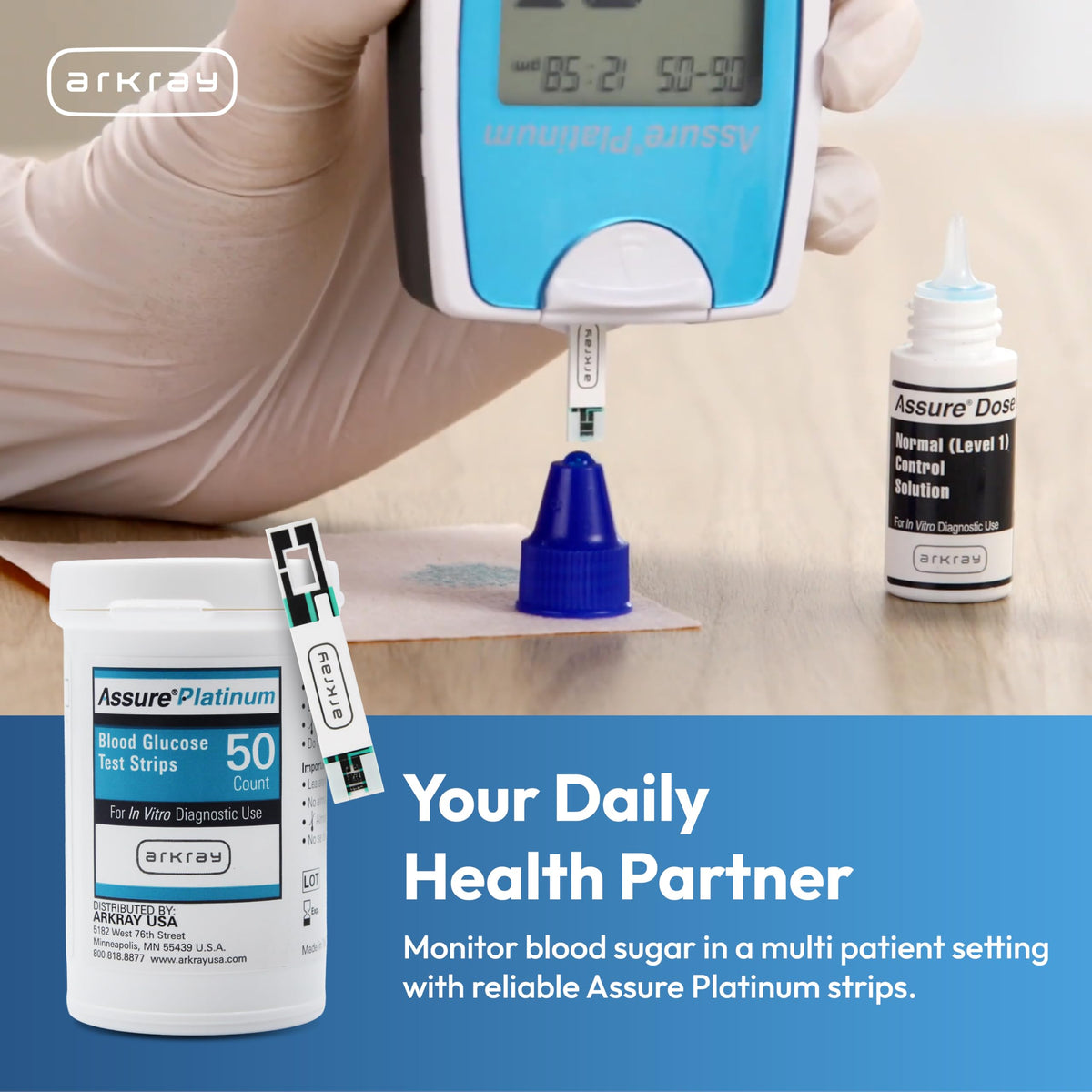 Blood Glucose Test Strips 100 Count F117043
