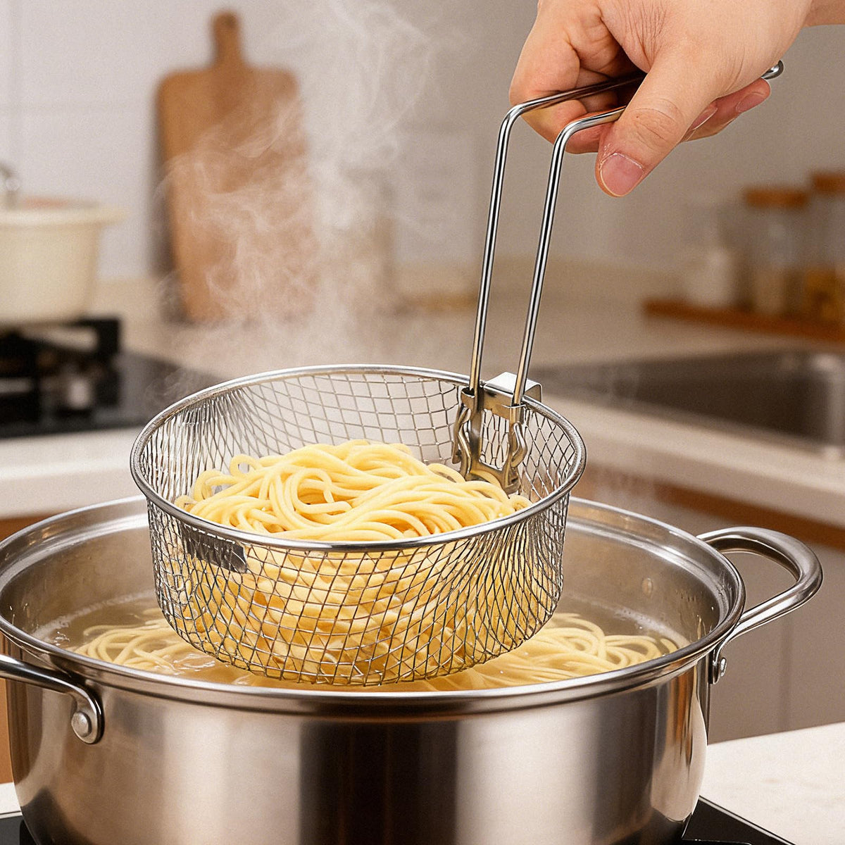 Deep Fryer Basket with Handle A140