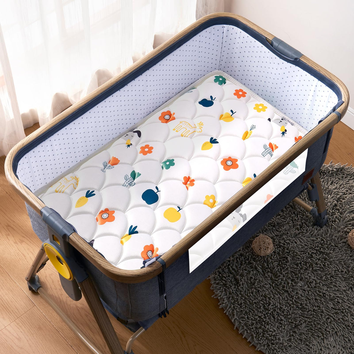 Baby Bassinet Mattress 33 x 19 inches Premium Foam Y579934