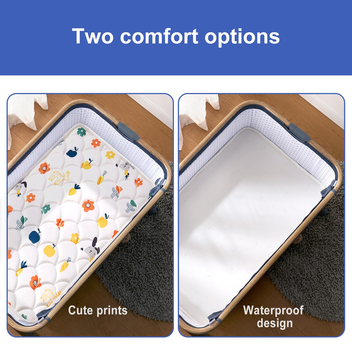 Baby Bassinet Mattress 33 x 19 inches Premium Foam Y579934