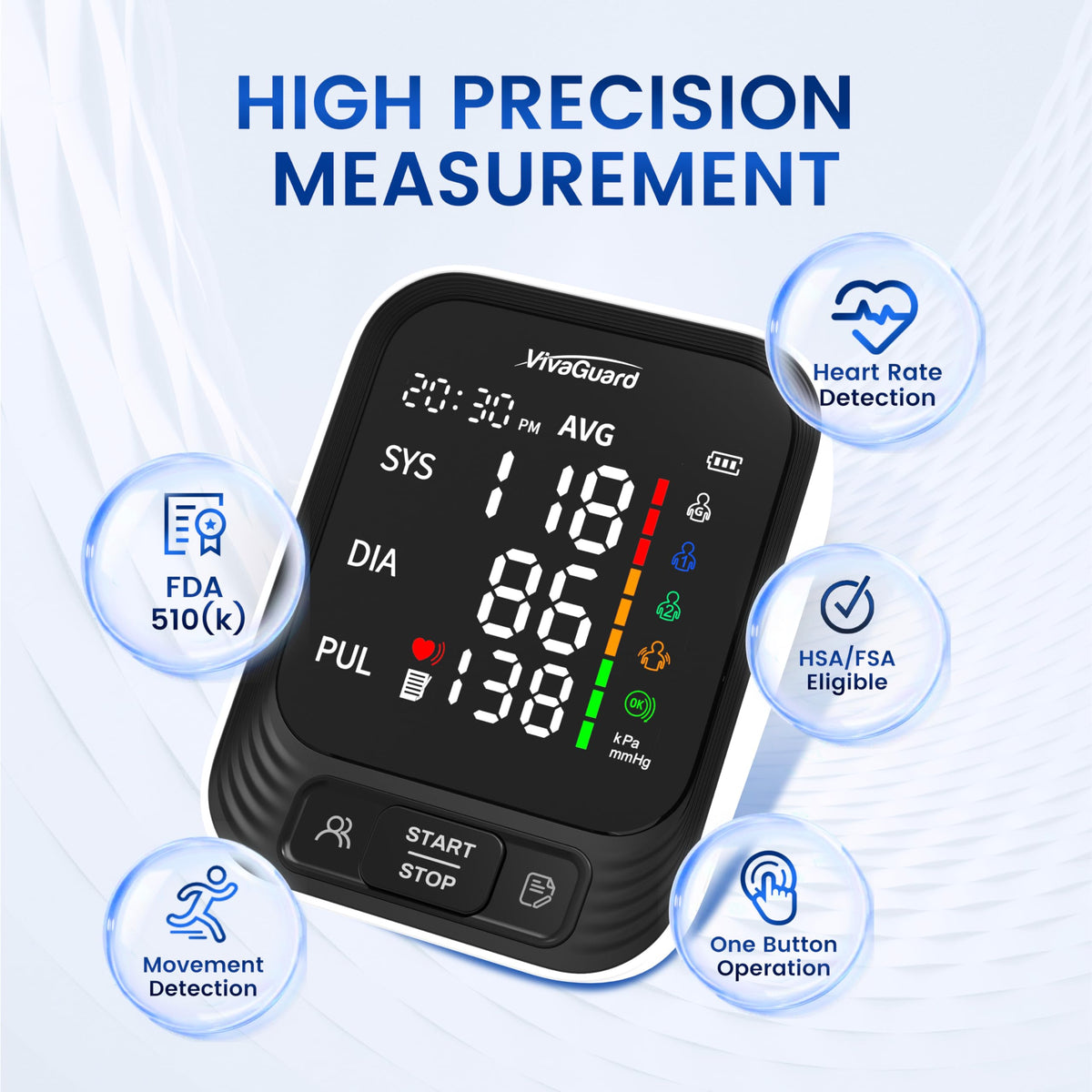Upper Arm Blood Pressure Monitor A896