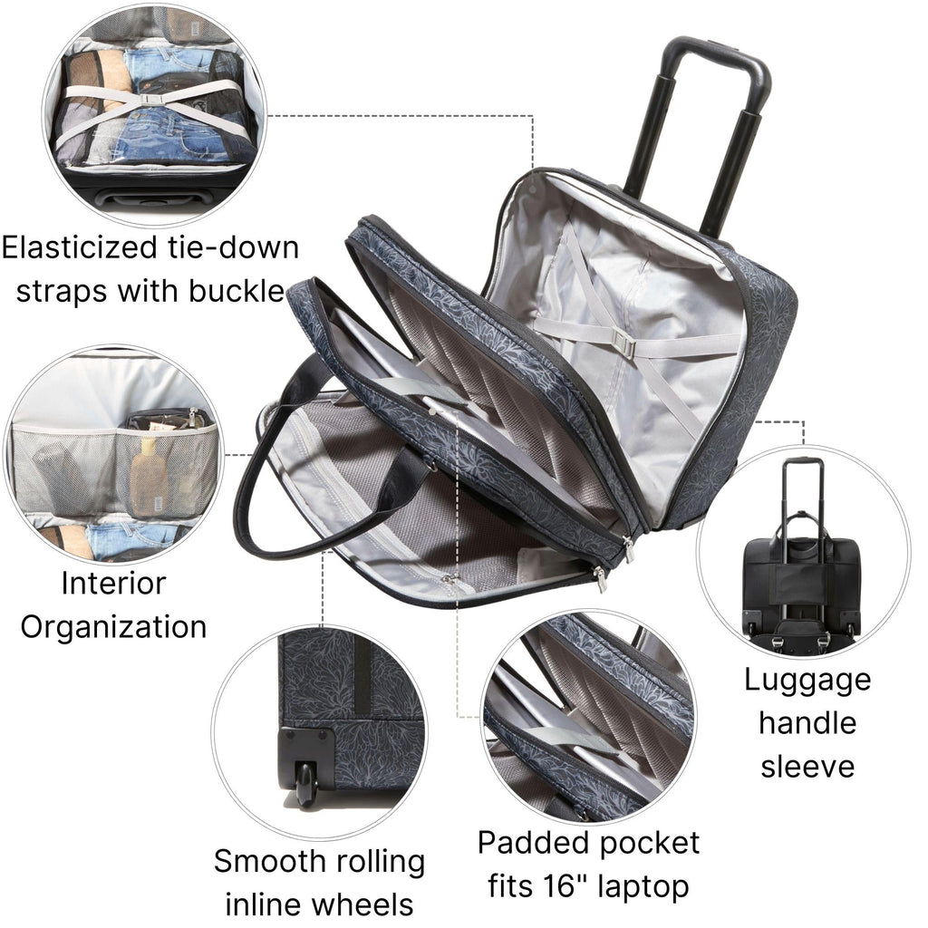 Women's 2 Wheel Tote B5128