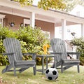 Solid Cedar Wood Adirondack Chairs Set of 2 T2636