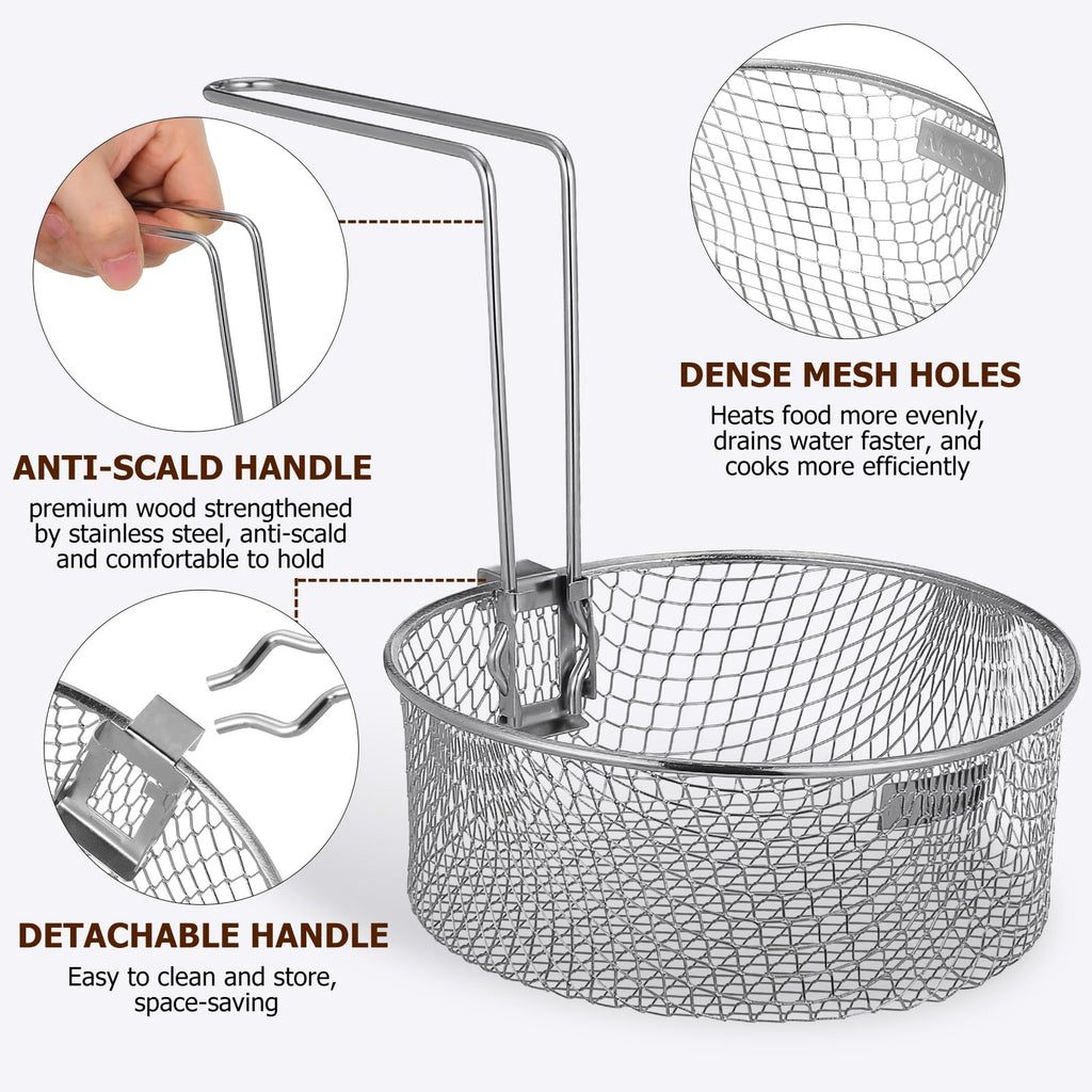 Deep Fryer Basket with Handle A140