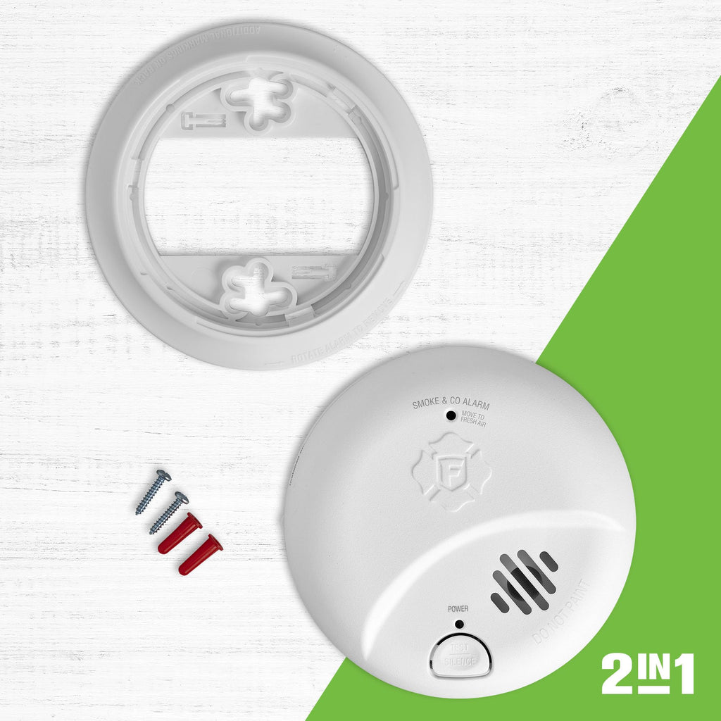 10-Year Battery Combination Smoke & Carbon Monoxide Alarm F8812