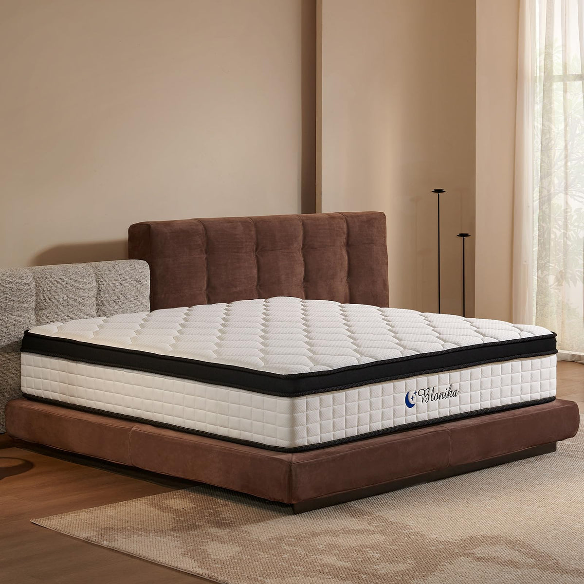 Full Size 12 Inch Memory Foam Pocket Spring Medium Firm Mattress H466