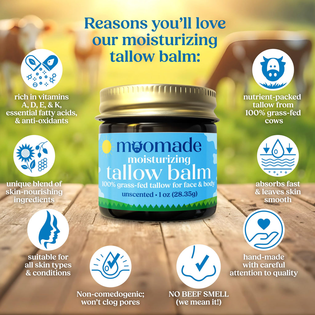 Unscented Tallow Balm 1 oz E218