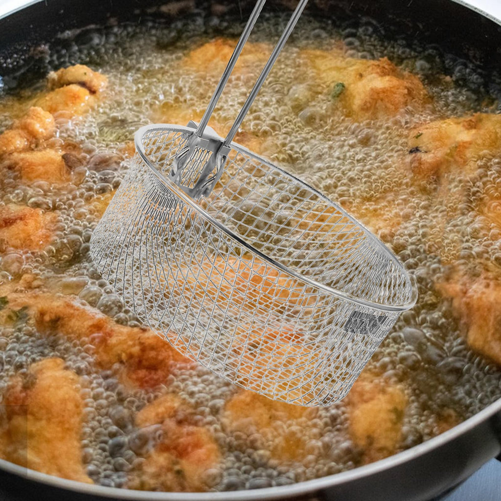 Deep Fryer Basket with Handle A140
