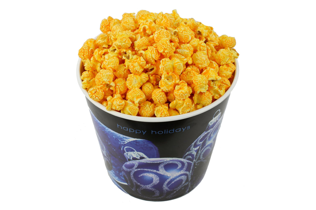 Cheddar Cheese Popcorn 1-Gallon Reusable Plastic Container O706