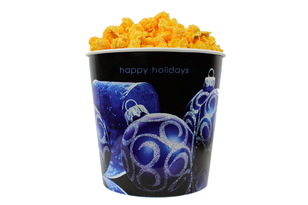 Cheddar Cheese Popcorn 1-Gallon Reusable Plastic Container O706