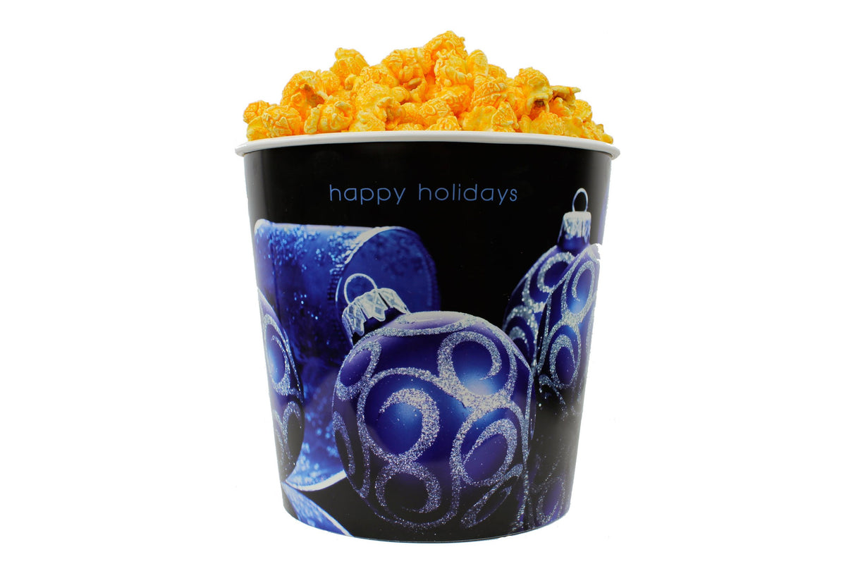 Cheddar Cheese Popcorn 1-Gallon Reusable Plastic Container O706