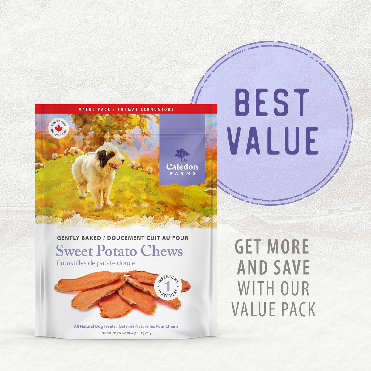 Sweet Potato Chews Dog Treats 28oz D81110