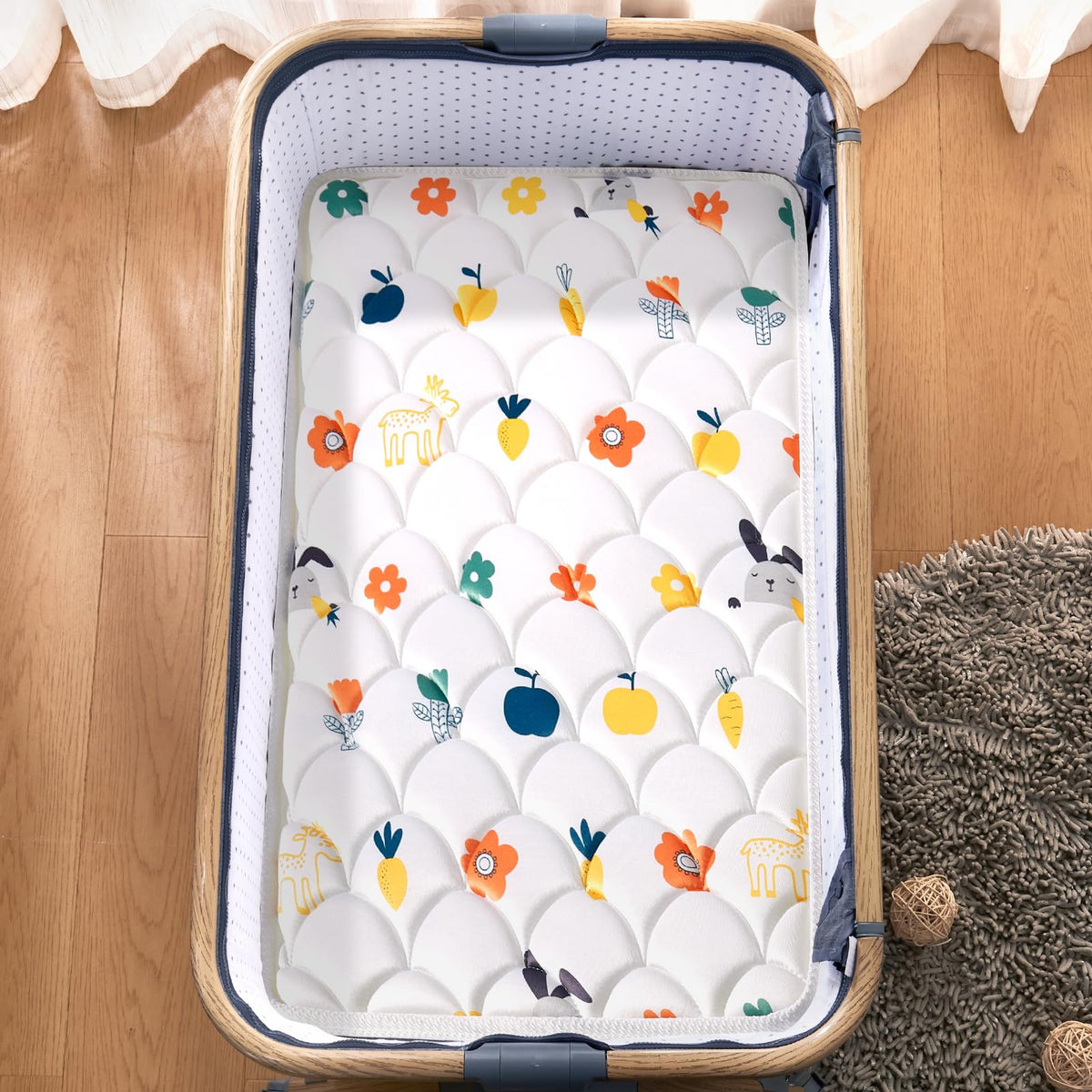 Baby Bassinet Mattress 33 x 19 inches Premium Foam Y579934