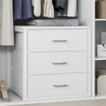White 3 Drawer Dresser W897755