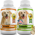 Turmeric Probiotics for Dogs Digestive Health Bundle M849