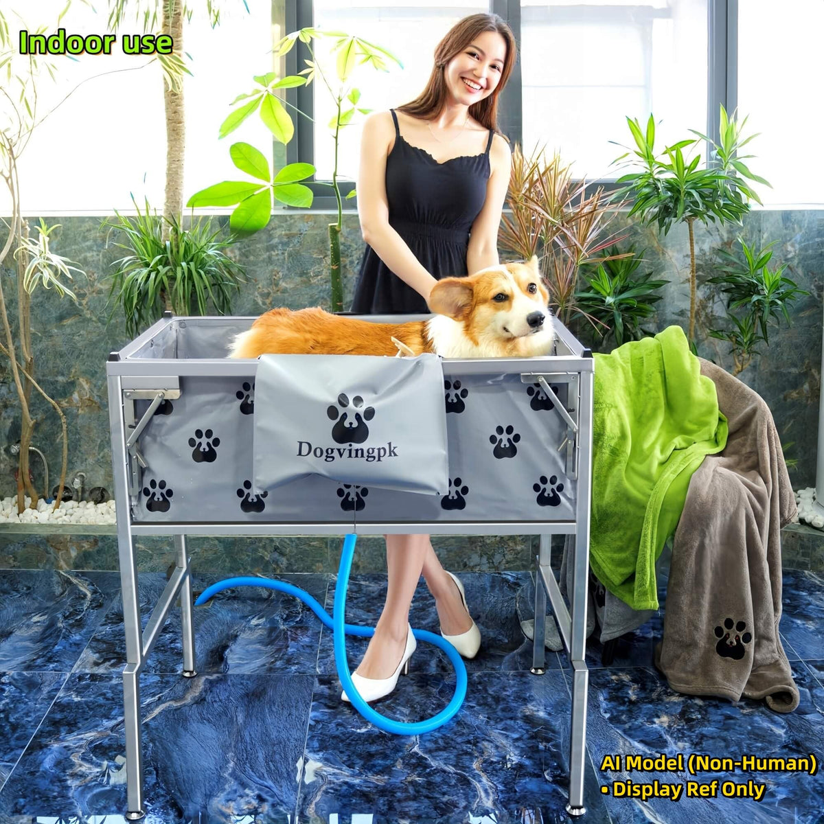 Portable Foldable Dog Bathtub T70485