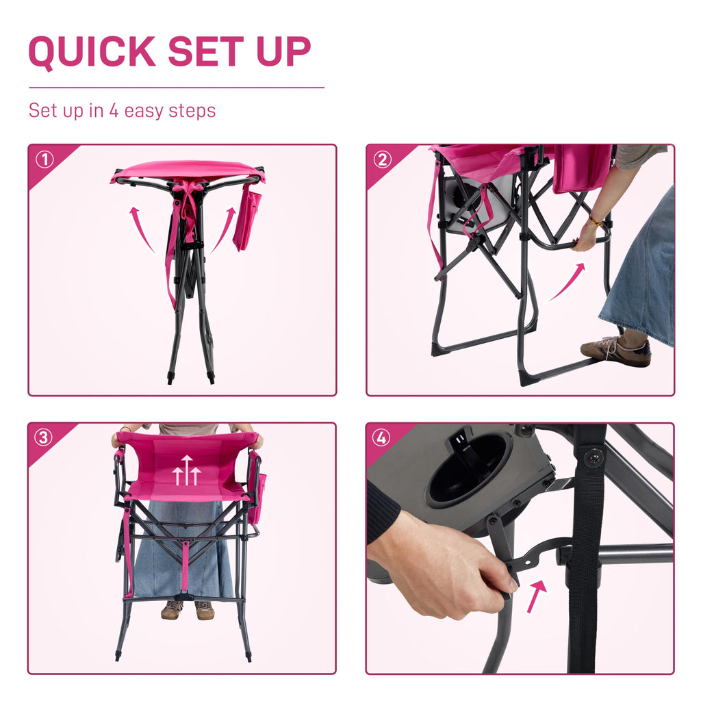Portable Tall Camping Chair X6928