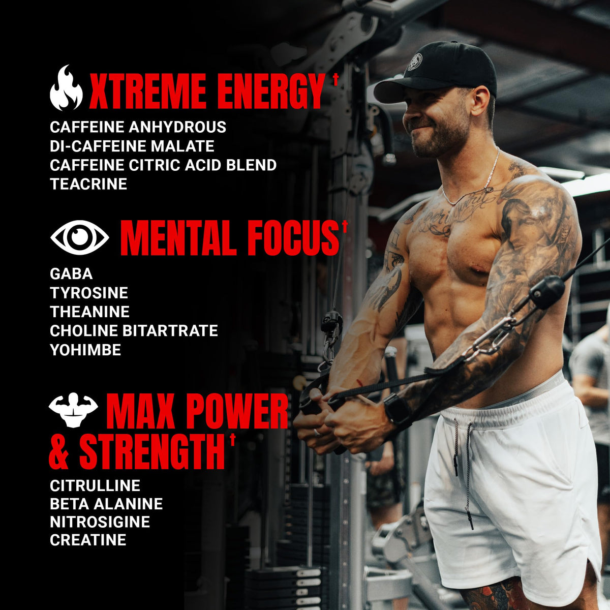 Pre Workout Powder with Creatine K372