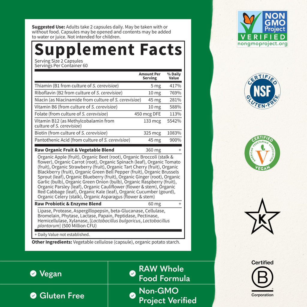 120 Vegan Capsules B-Complex J19798