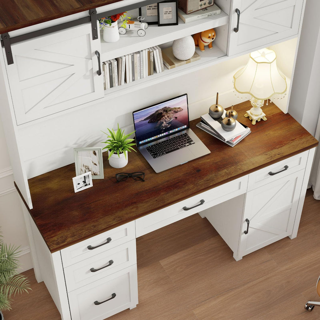 67" H Executive Desk with File Drawer I6401