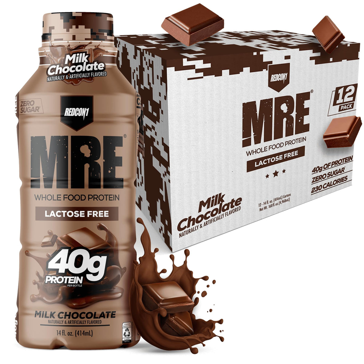 Milk Chocolate Lactose Free Protein Shake 12 Pack E23453