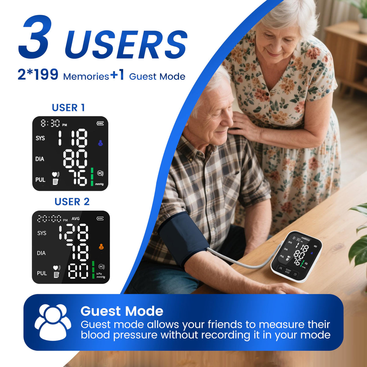 Upper Arm Blood Pressure Monitor A896