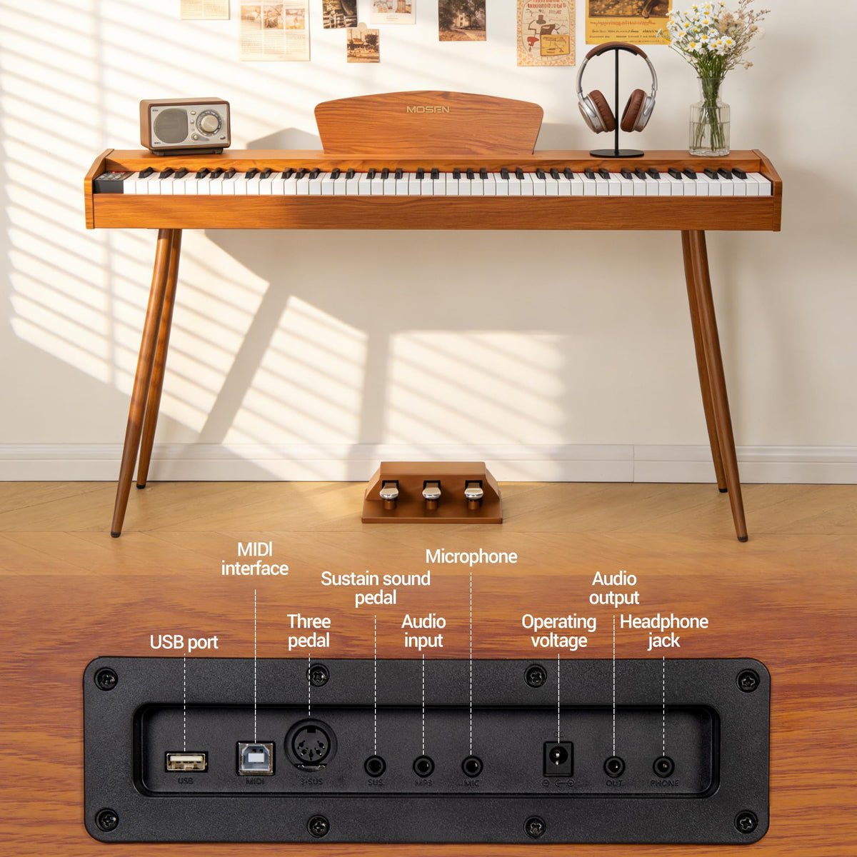 88 Key Weighted Digital Piano I23062