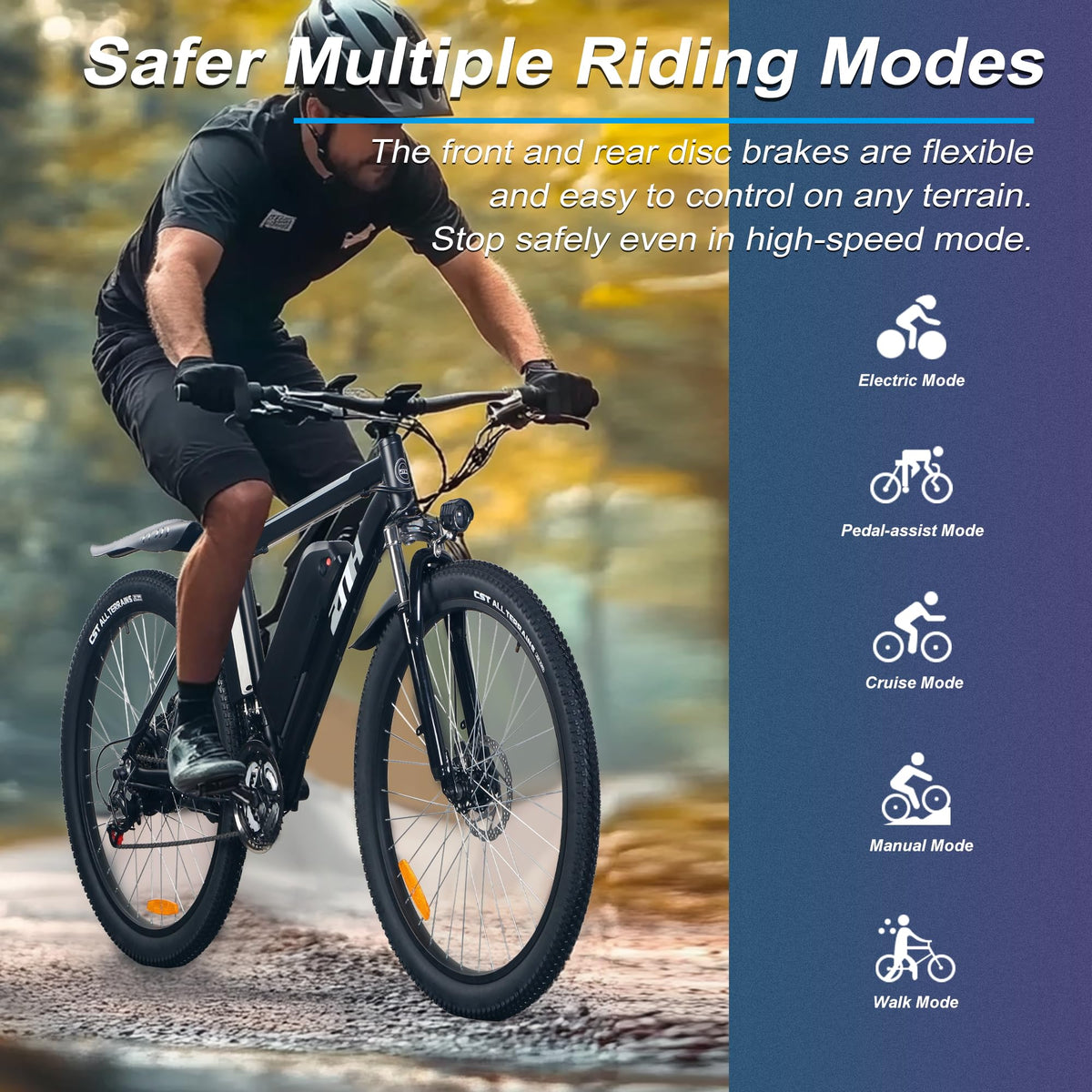 Electric Bike 1000W 20 Mph 80 Miles H37396
