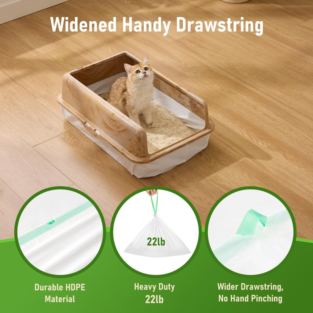 Cat Litter Box Liners Large 20 Count N75318